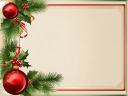 Xmas Border Clipart,Designing a Christmas-themed photo album  simple, 2d flat