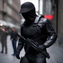 invisible stealth suits, rendering wearers invisible and undetectable in any environment. 