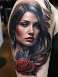 realism tattoos, showcasing lifelike and highly detailed artistry. 