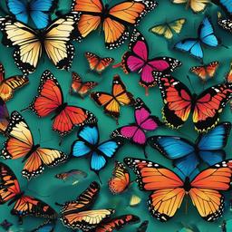 Butterfly Background Wallpaper - a butterfly background  