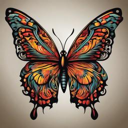 exotic butterfly tattoos  