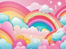 Rainbow Kawaii Wallpaper  