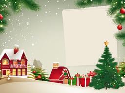 Christmas Background For Letter  