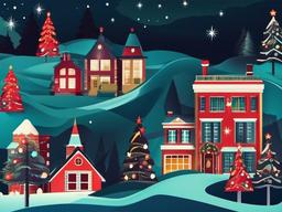 Christmas Background Illustration  