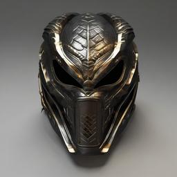 Metal snake mask realism style