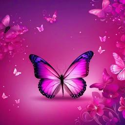 Butterfly Background Wallpaper - butterfly pink and purple background  