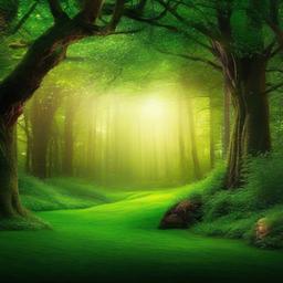 Forest Background Wallpaper - enchanted forest photo backdrop  