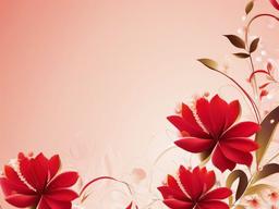 Flowers With Red Background - Delicate flowers against a red background.  background wallpaper