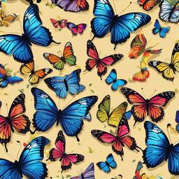 Butterfly Background Wallpaper - simple butterfly wallpaper  