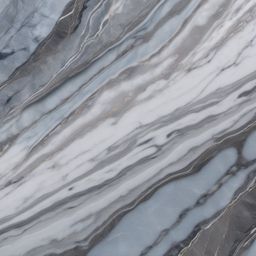 Marble showcasing a cool gray surface and delicate blue veining top view, product photoshoot realistic background, hyper detail, high resolution