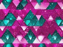 Pink And Teal Glitter Background  