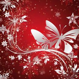 Christmas Background Wallpaper - christmas butterfly wallpaper  