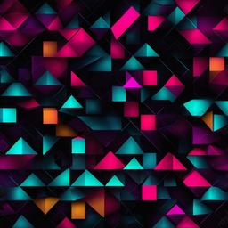 Geometric Background - geometric neon background  