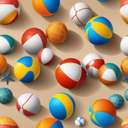 Beachside paddleball and beach games close shot perspective view, photo realistic background, hyper detail, high resolution