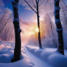 Winter background wallpaper - nature winter wallpaper  