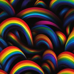 Rainbow Background Wallpaper - rainbow wallpaper with black background  