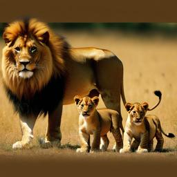 Lion Background Wallpaper - lion family wallpaper  