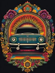 Hippie Culture Revival , vintage t shirt vector art