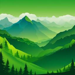 Mountain Background Wallpaper - mountain green background  