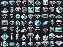 Diamond clipart - diamond photography theme  vector clipart