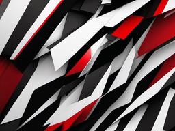 Black Red And White Background-Modern abstract design featuring black, red, and white color blocks with jagged edges and overlapping layers  background wallpaper