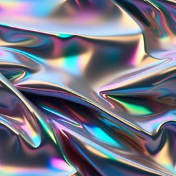 Shimmering holographic foil top view, photo realistic background, hyper detail, high resolution