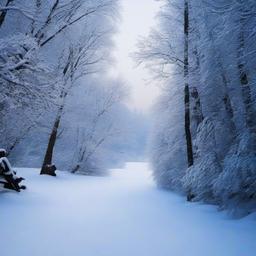 Snow Background Wallpaper - background snowfall  