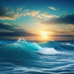 Ocean Background Wallpaper - wave ocean background  