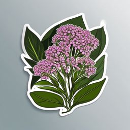 Valerian Sticker - Discover the calming properties of valerian root, often used in herbal teas and supplements, , sticker vector art, minimalist design