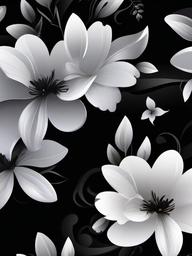 Flower Black Background Wallpaper  ,mobile iphone background wallpaper