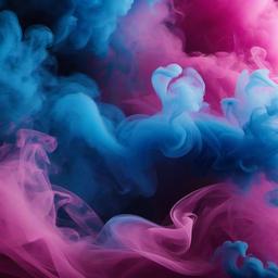 Smoke Background - blue and pink smoke background  