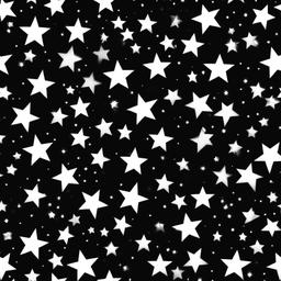 black background with white stars  