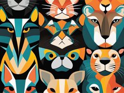 abstract animal portraits - craft an abstract representation of your favorite animal in a unique and artistic style. 