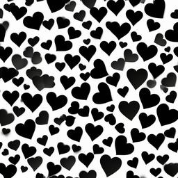 Heart Background Wallpaper - heart white black background  