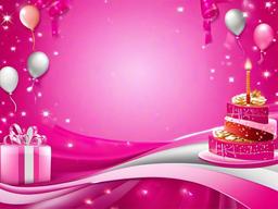 Birthday Background Wallpaper - background happy birthday pink  