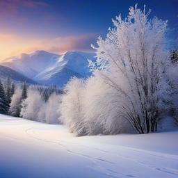 Snow Background Wallpaper - snowy backdrop  