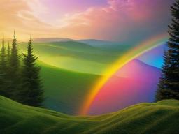 Rainbow Background For Computer  