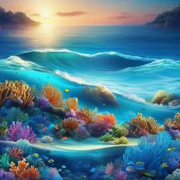 Ocean Background Wallpaper - ocean theme background  