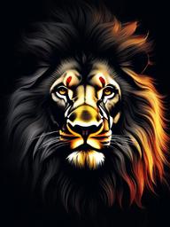 Lion Dark Wallpaper  ,mobile iphone background wallpaper