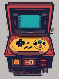 Nostalgic Gaming Themes , vintage t shirt vector art