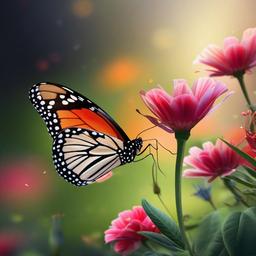 Butterfly Background Wallpaper - wallpaper flower with butterfly  