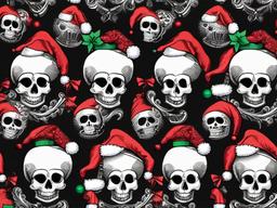 Skeleton Christmas Wallpaper  