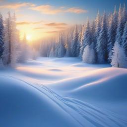 Snow Background Wallpaper - snowy scene background  