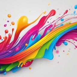 Rainbow Background Wallpaper - rainbow splash background  