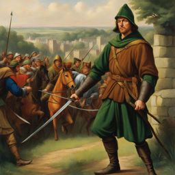 robin hood - the legendary english outlaw who stole from the rich to give to the poor. 