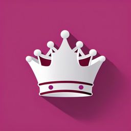 Crown Emoji Sticker - Royal flair, , sticker vector art, minimalist design