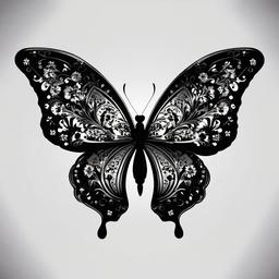 Butterfly Background Wallpaper - butterfly pic black background  
