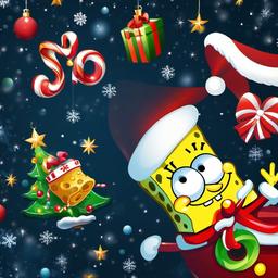 Christmas Background Wallpaper - christmas spongebob wallpaper  