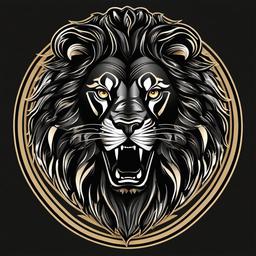 Lion Background Wallpaper - lions logo black background  