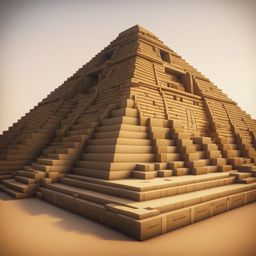 egyptian pyramid tomb with hieroglyphs - minecraft house design ideas minecraft block style